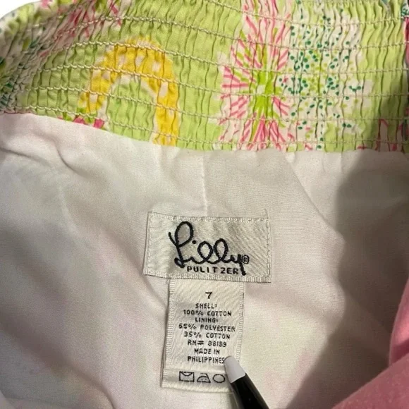 Lilly Pulitzer Derby Days Halter Dress Size 7 White Label - Picture 7 of 7